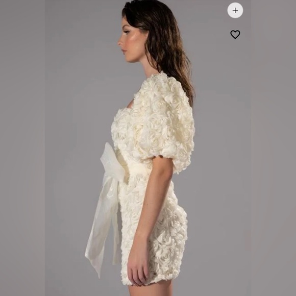 FLORAL APPLIQUÉ DRESS - Picture 5 of 7